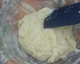 A picture of step 2 of Indian pavs/street food rolls.