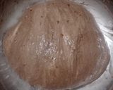 Foto langkah ke 6 dari resep Mix Seeds Double Chocolate Sourdough Bread (Kabuki Gold).