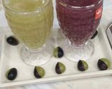 A picture of step 8 of Badam Pisin Grapes Sorbet.