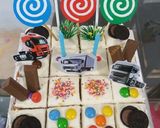 Foto langkah ke 6 dari resep Bolu Jadul (Cake Potong Bday).