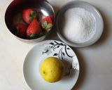 A picture of step 1 of Chocolate pancake with strawberry sauce.
