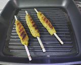 A picture of step 4 of Green Peas Seekh Kabab.