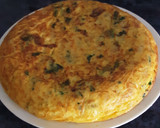 Foto del paso 7 de la receta: ☆Tortilla de patatas con puerro y espinacas
