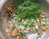 A picture of step 2 of Vegitable Pulav.