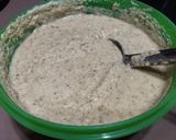 A picture of step 1 of Moong dal chilla.