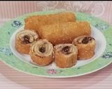 Foto langkah ke 7 dari resep Pisang Gulung Coklat Keju 😋.