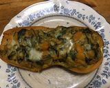 Une image de l'étape 7 de Courge butternut « Halloween » farcies épinards crème et parmesan.