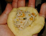 Foto langkah ke 9 dari resep Roti Goreng Isi Ayam.