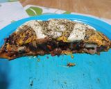 Foto del paso 13 de la receta: Crepes de calabaza rellenos de vegetales salteados