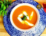 A picture of step 1 of Restaurant Style Classic Tomato Soup and Grilled Cheese Sandwich.