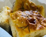 A picture of step 10 of Rosemary Sunflower oil Focaccia.
