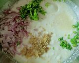 A picture of step 3 of Curd rice.