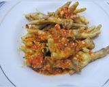 Foto langkah ke 4 dari resep Ceker Pedas Merco Daun Jeruk.