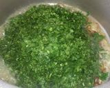 A picture of step 2 of Allu palak.