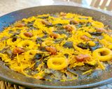 Foto del paso 8 de la receta: Fideos con calamar y alga wakame a la sobrasada