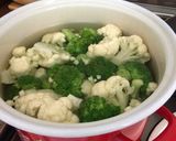Csőben sült karfiol-brokkoli, csirkemellel recept fázis 1 fotója