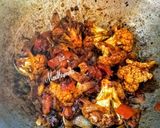 A picture of step 6 of Gobhi Masala.