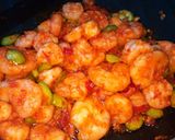 Foto langkah ke 5 dari resep Balado Udang Pete.