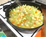 Foto del paso 4 de la receta: Crema de puerro y calabacín