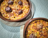 Foto del paso 7 de la receta: Arroz al horno con pelota y caldo de cocido