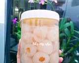 Hình bước làm 7 của món Vải ngâm đường phèn