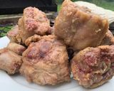 A picture of step 2 of Oxtail Potjie.
