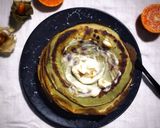Une image de l'étape 6 de Crêpe matcha et crème mascarpone.