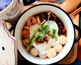 Hình bước làm 3 của món Mì Chũ trộn muối ớt