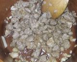 صورة لخطوة 1 من وصفة معكرونة بلحم غنمي وصلصة حمراء 🐏🥩