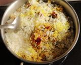A picture of step 11 of Thalassery Chicken Biryani.