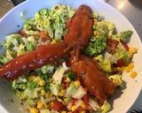 Une image de l'étape 7 de Salade composée sucrine maïs tomates et harengs.