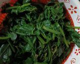A picture of step 1 of Palak Paneer Dhaba style.