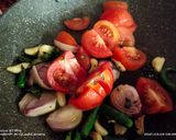 A picture of step 1 of Tomato garlic chutney.
