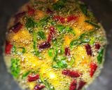 A picture of step 5 of Pandumirchi Pachchadi (fresh red chilli pickle).
