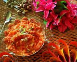 A picture of step 5 of Gazar ka Halwa.