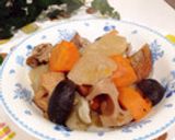 A picture of step 19 of Simple Chikuzen-ni Style Stew with Few Ingredients.