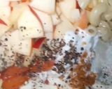 A picture of step 2 of Apple vegi macroni salad🍎ایپل ویجی میکرونی سیلیڈ🍎.