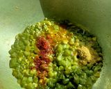 A picture of step 3 of French Beans ki sabzi (fansi dhokli nu shaak).