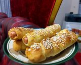 Foto langkah ke 5 dari resep Roti sosis keju simple.