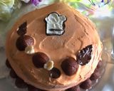 A picture of step 6 of Gulab Jamun Cake with intoxicating aroma of Rabdi.