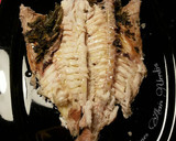 Foto del paso 20 de la receta: Pargos a la sal con aromas de te verde rosas, romero y manzanilla flor