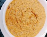 A picture of step 4 of Kadlebele Chana dal chutney.