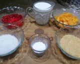 A picture of step 1 of Savaiya Mango custard.