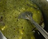 A picture of step 4 of Dhaniya ke chawal.
