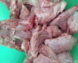Foto del paso 1 de la receta: Conejo con picada de hígado