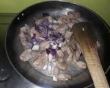 A picture of step 3 of Fried Gizzard.