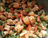 A picture of step 3 of Veg biryani.