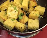 A picture of step 4 of Dhokla.
