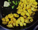 A picture of step 3 of Chatpati Jeera Aloo.