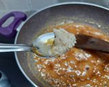 A picture of step 2 of Ground nut chikki.
